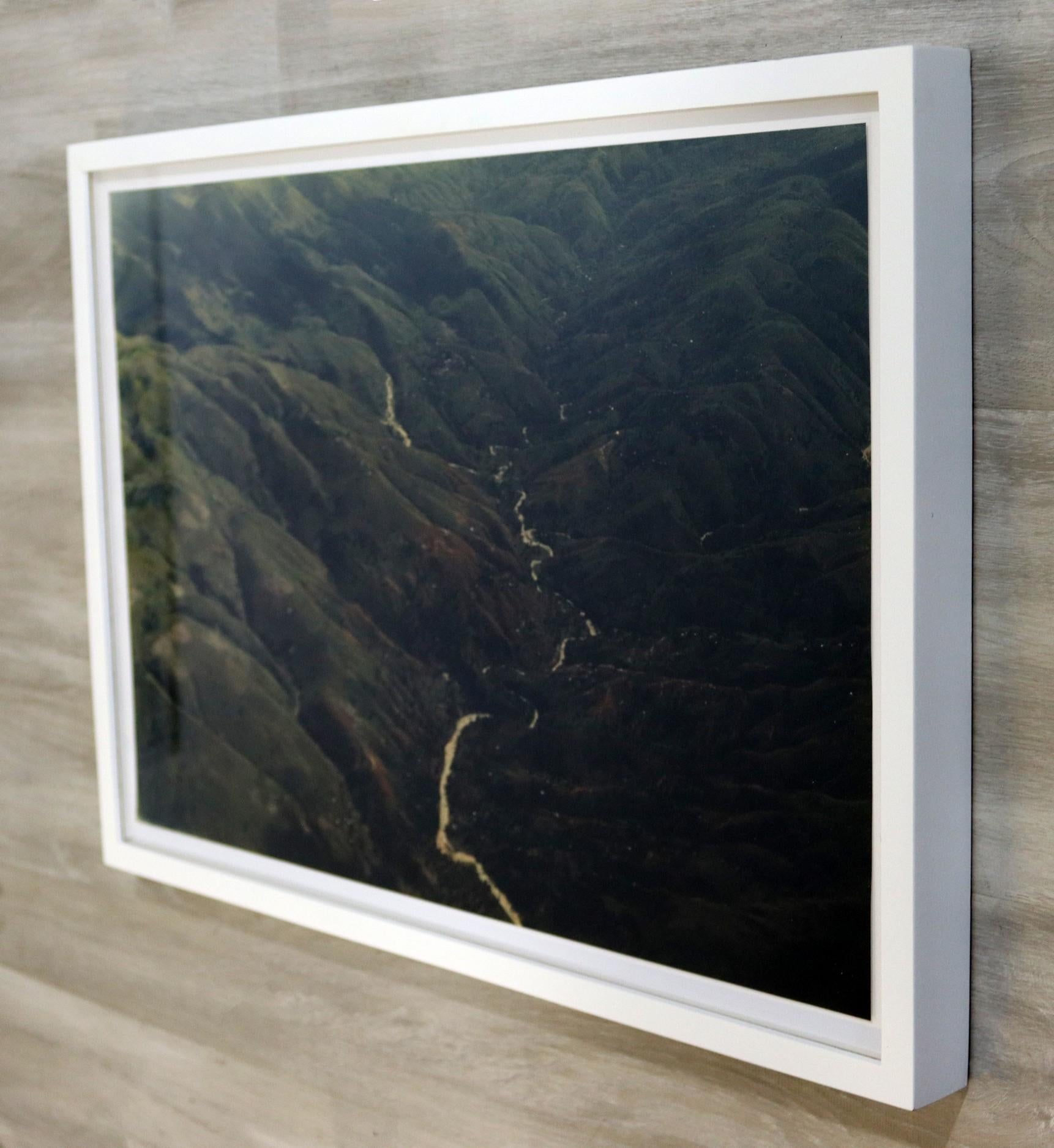 20th Century Chantal James Haiti Mountain Scene Photograph Framed Signed For Sale