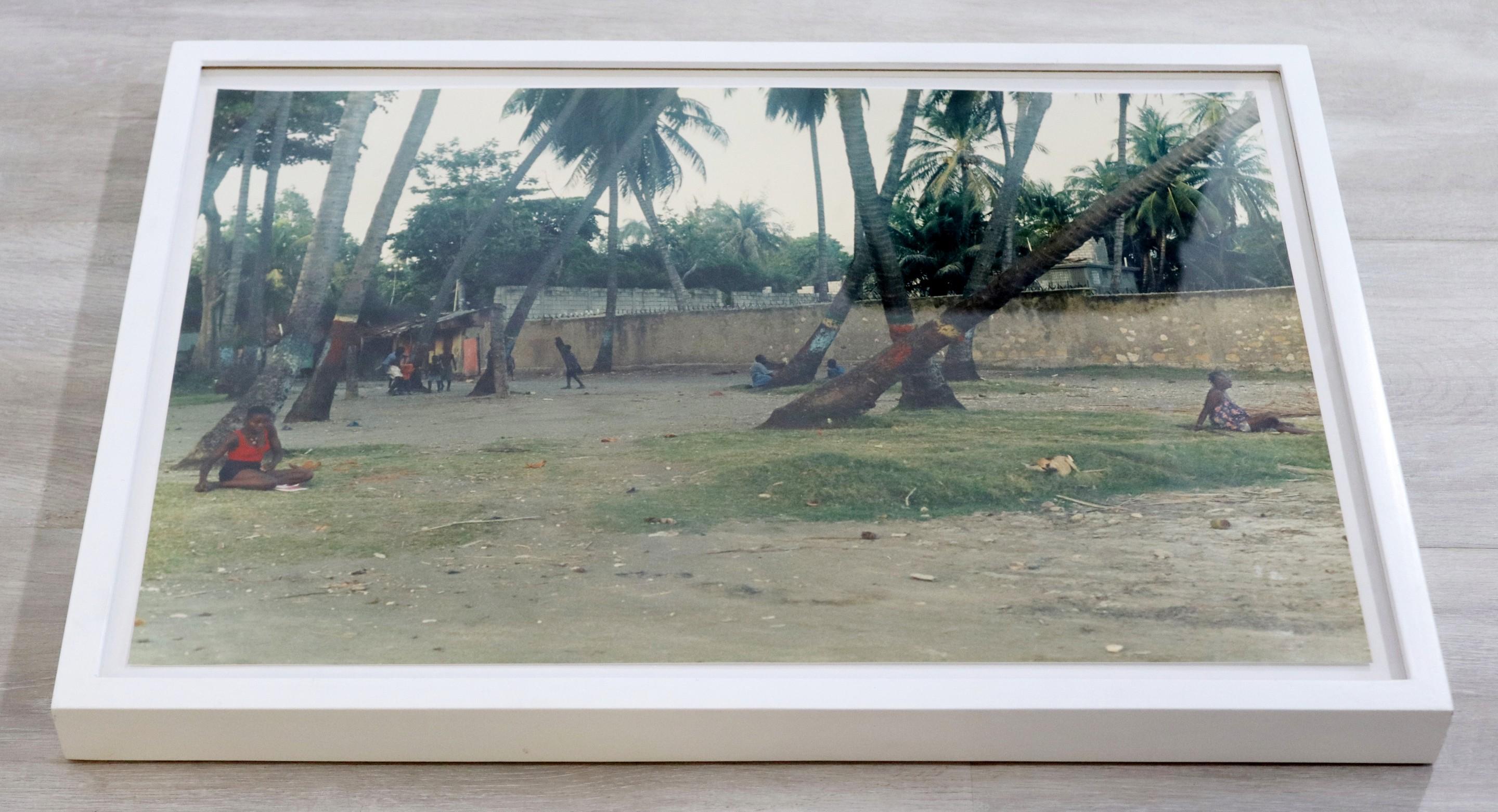 Chantal James Haiti Village Photograph In Good Condition For Sale In Keego Harbor, MI