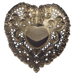 Chantilly by Gorham Sterlingsilber- Bonbonschale in Herzform #966