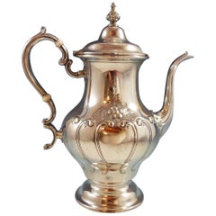 Chantilly by Gorham Sterling Silver Coffee Pot Hand Chased Countess