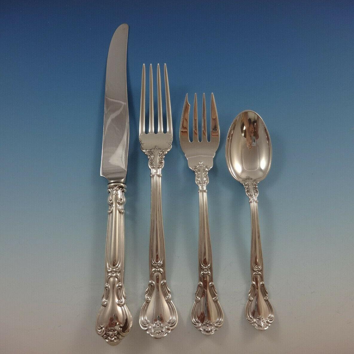 Chantilly von Gorham Sterling Silber Abendessen Besteck Set für 8 Service 40 Pieces im Zustand „Hervorragend“ im Angebot in Big Bend, WI