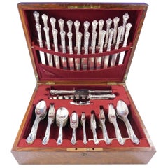 Chantilly by Gorham Sterling Silver Flatware Set for 12 Service 125 pcs Dinner