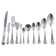 Chantilly by Gorham Sterling Silver Flatware Set for 12 Service 132 Pcs Dinner