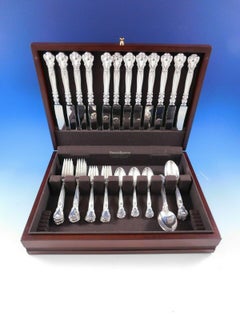 Chantilly by Gorham Sterling Silver Flatware Set Service 60 Pcs Continental
