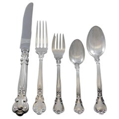 Chantilly by Gorham Sterling Silver Flatware Set Service 60 Pcs Continental