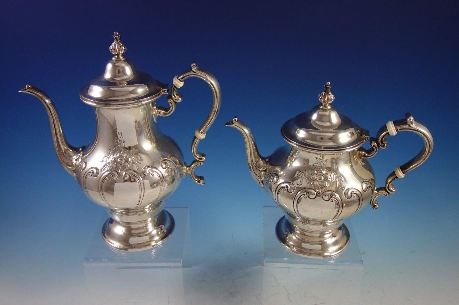 American Chantilly Countess by Gorham Sterling Silver Coffee Tea Set 5-Piece