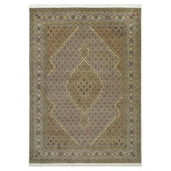 Chantilly Lace Ivory Tappeto orientale in lana morbida annodato a mano con disegno Mahi 9' x 12'4"