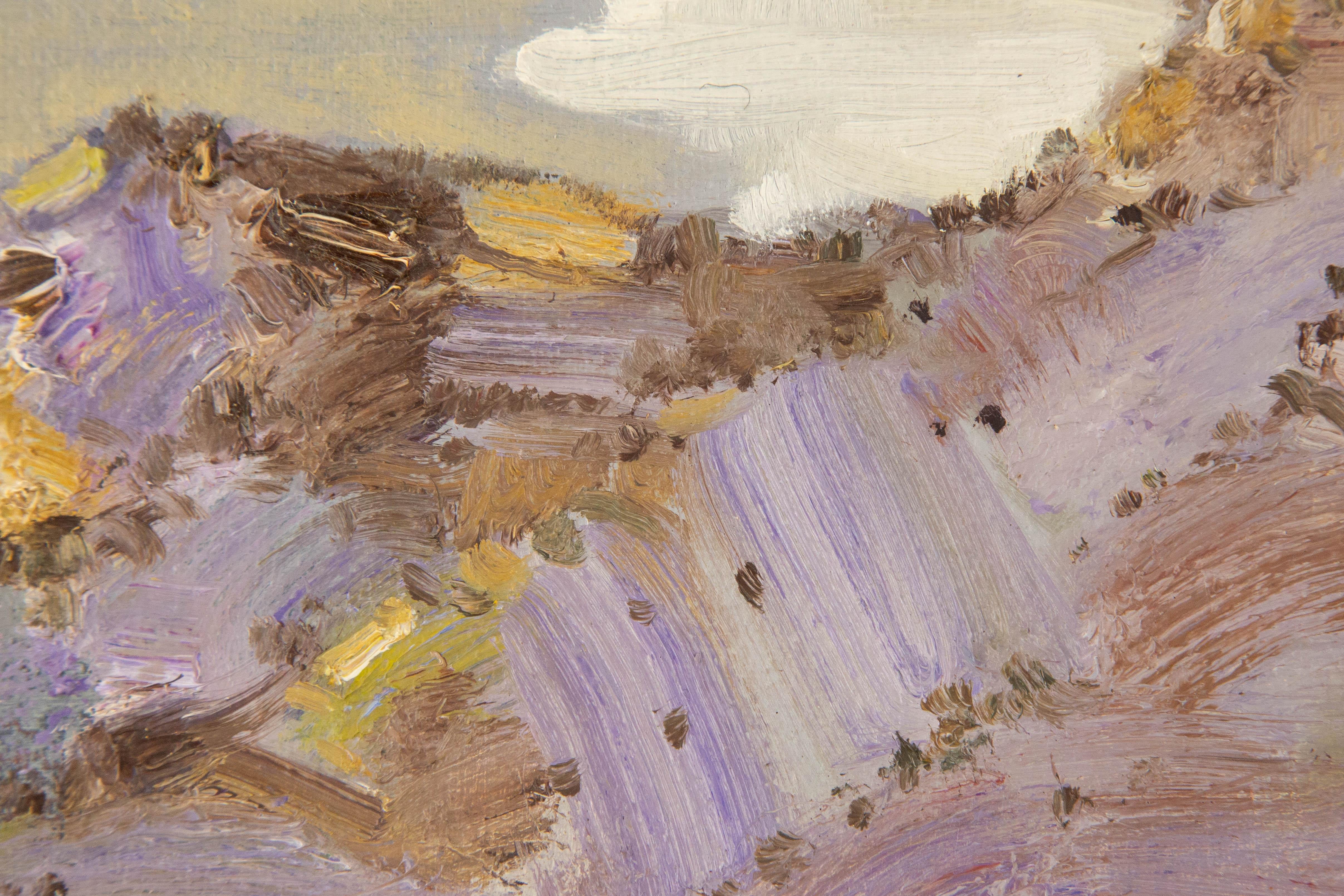 Chao Han-Landschaft, Original Ölgemälde auf Leinwand, „Years In The Mountains II“, Chao Han im Angebot 5