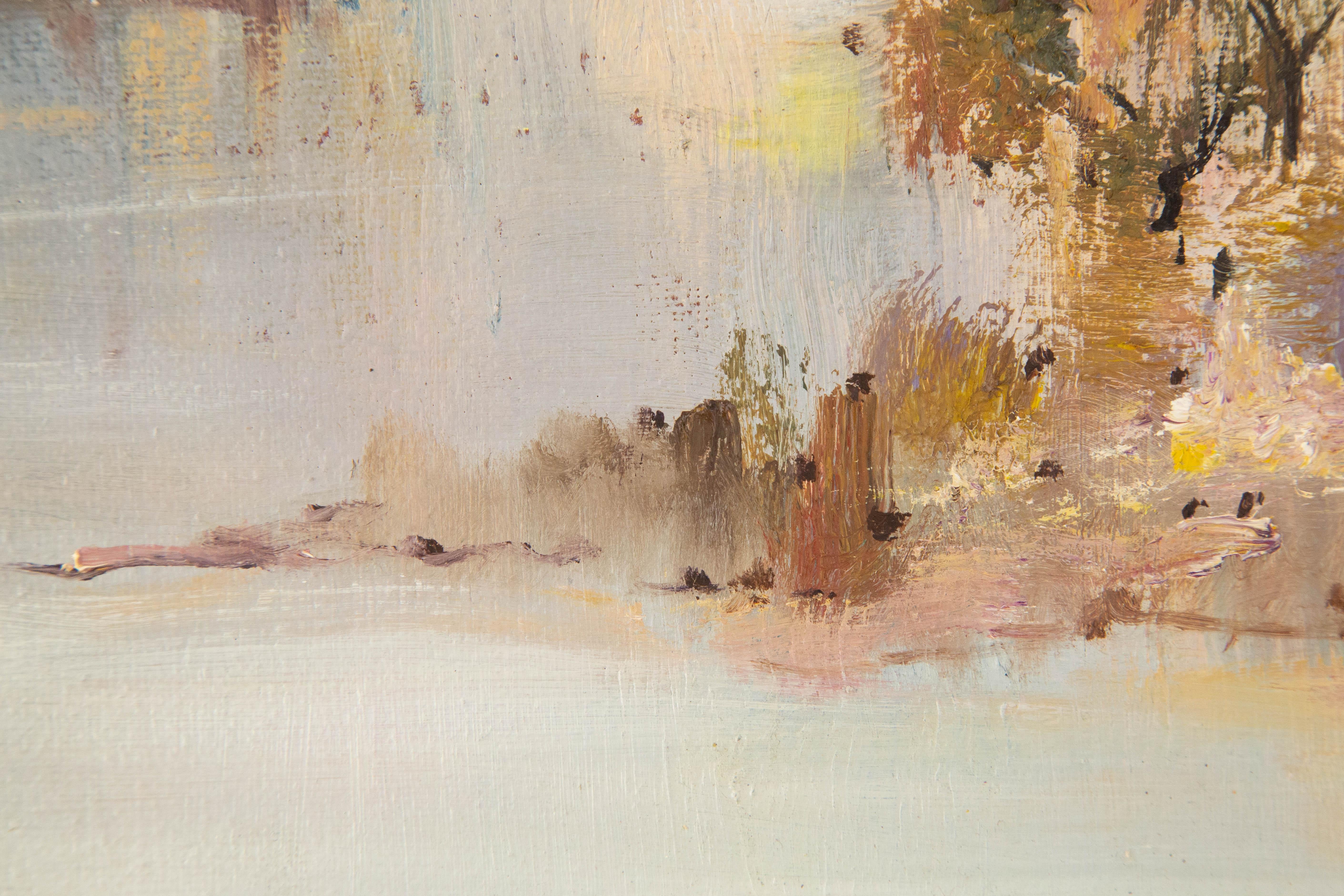Chao Han-Landschaft, Original Ölgemälde auf Leinwand, „Years In The Mountains II“, Chao Han im Angebot 6