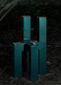 Chapa y Pintura Colored Steel Seat by Mut Design