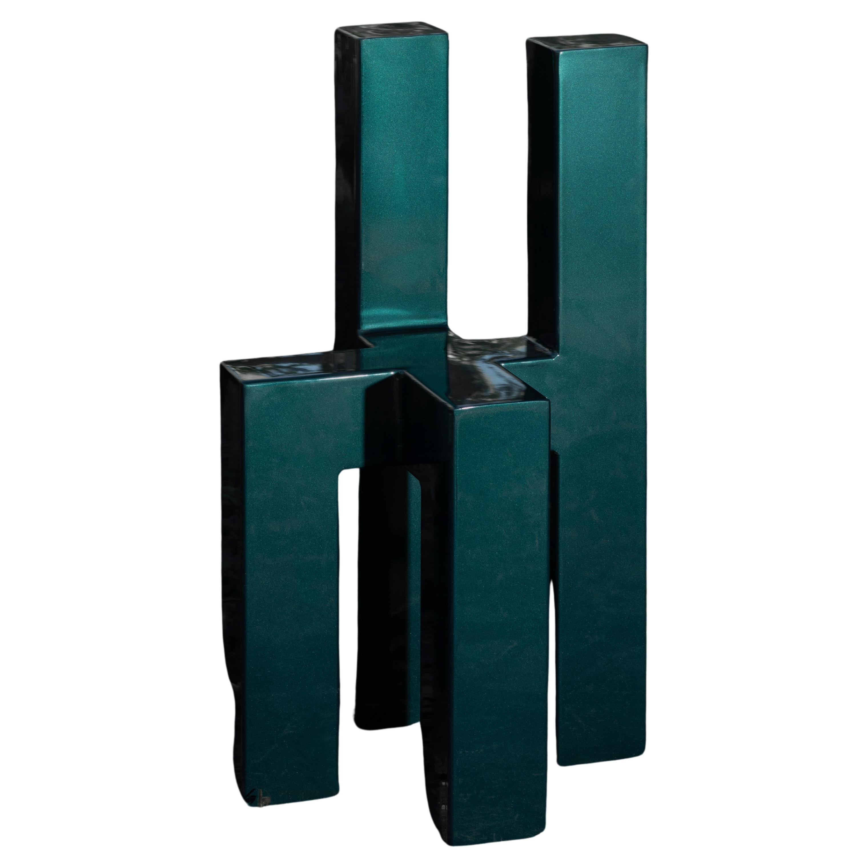 Chapa y Pintura Colored Steel Seat by Mut Design For Sale