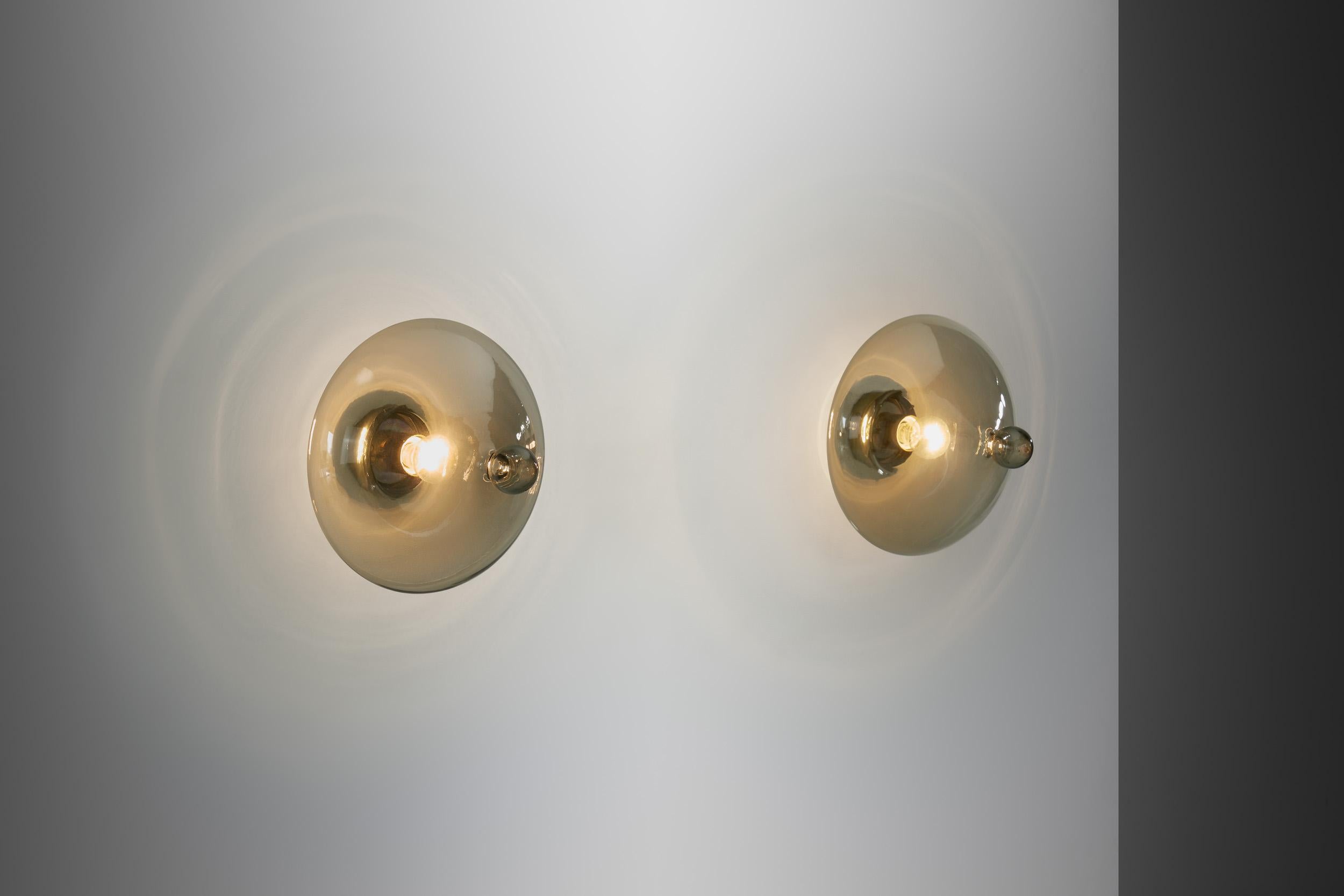 Dutch “Chaparral” Wall Lamps by Raak, The Netherlands 1960s For Sale