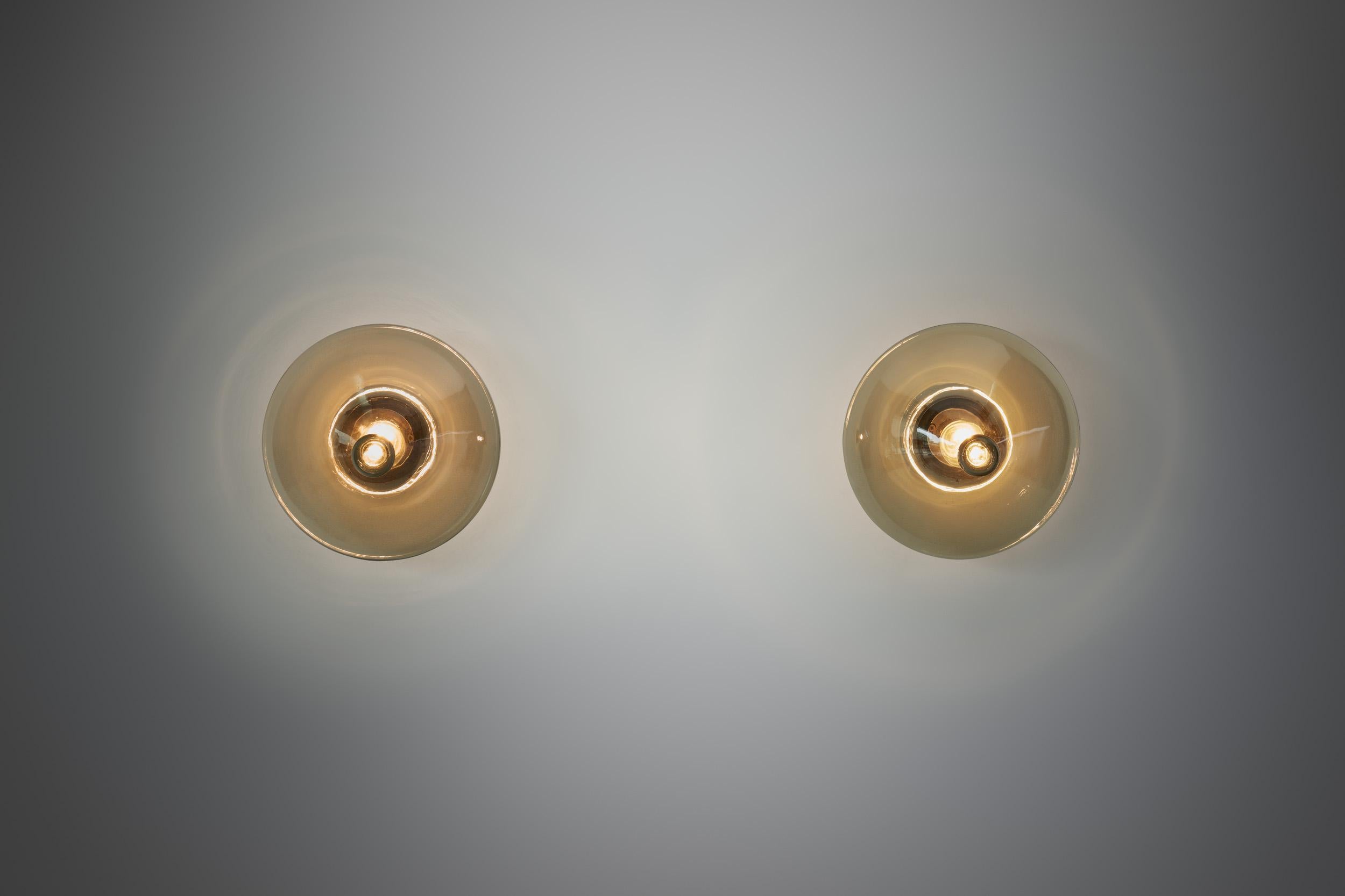 20th Century “Chaparral” Wall Lamps by Raak, The Netherlands 1960s For Sale