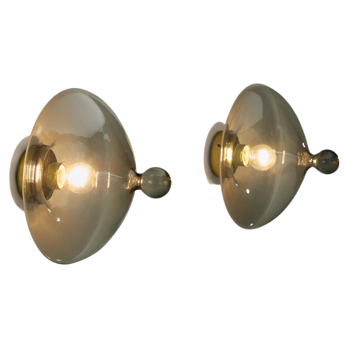 “Chaparral” Wall Lamps by Raak, The Netherlands 1960s For Sale