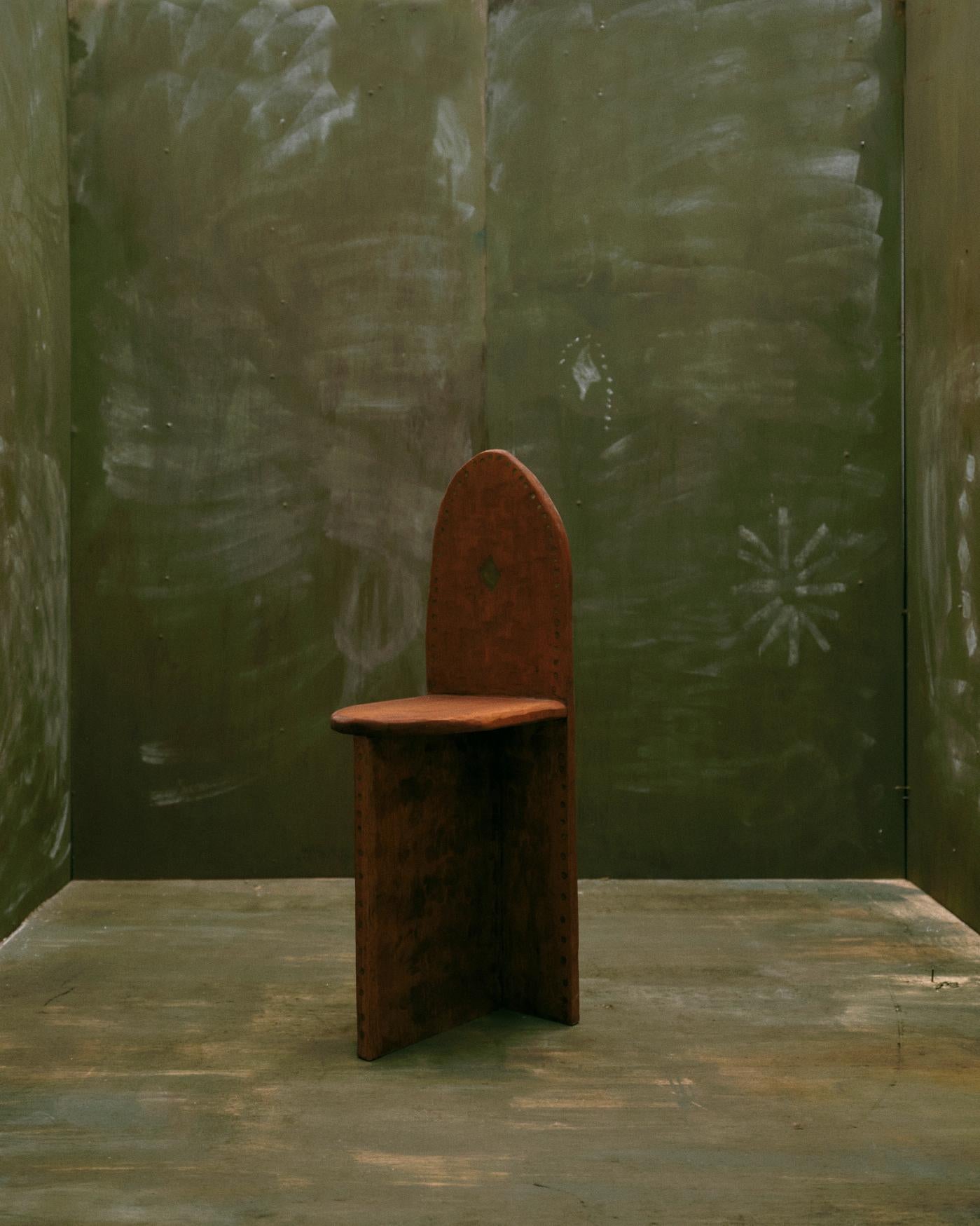 Brésilien Chaise de chapelle par Rafael Triboli en vente