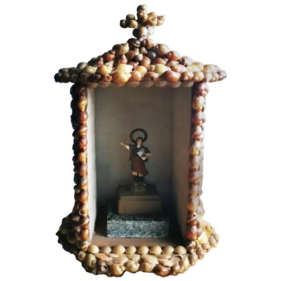Chapel Made with Shells and Seashells, 20th Century, Spain