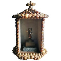 Vintage Chapel Made with Shells and Seashells, 20th Century, Spain
