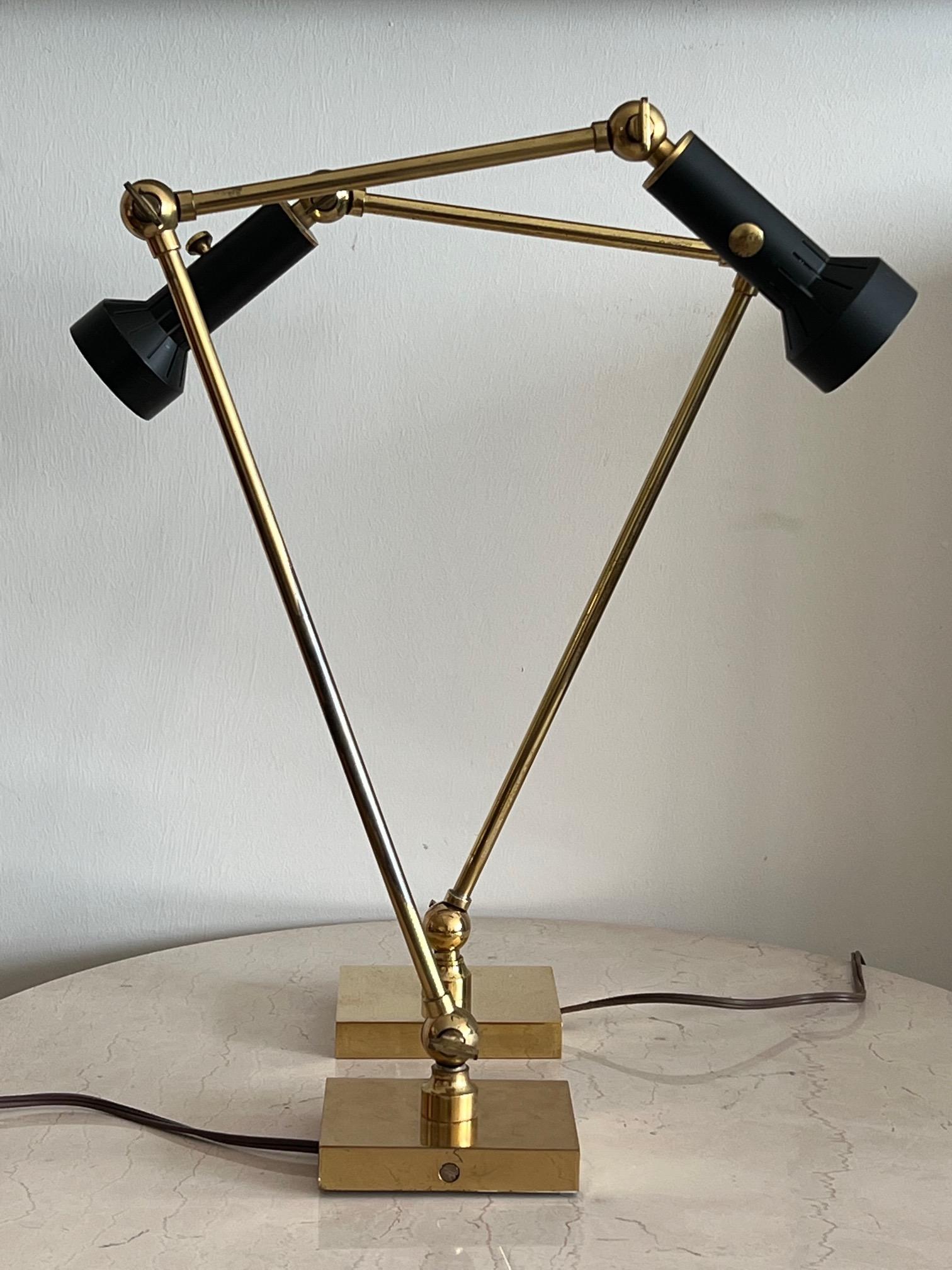Chapman Articulating Wall/Table Lamps In Good Condition For Sale In St.Petersburg, FL
