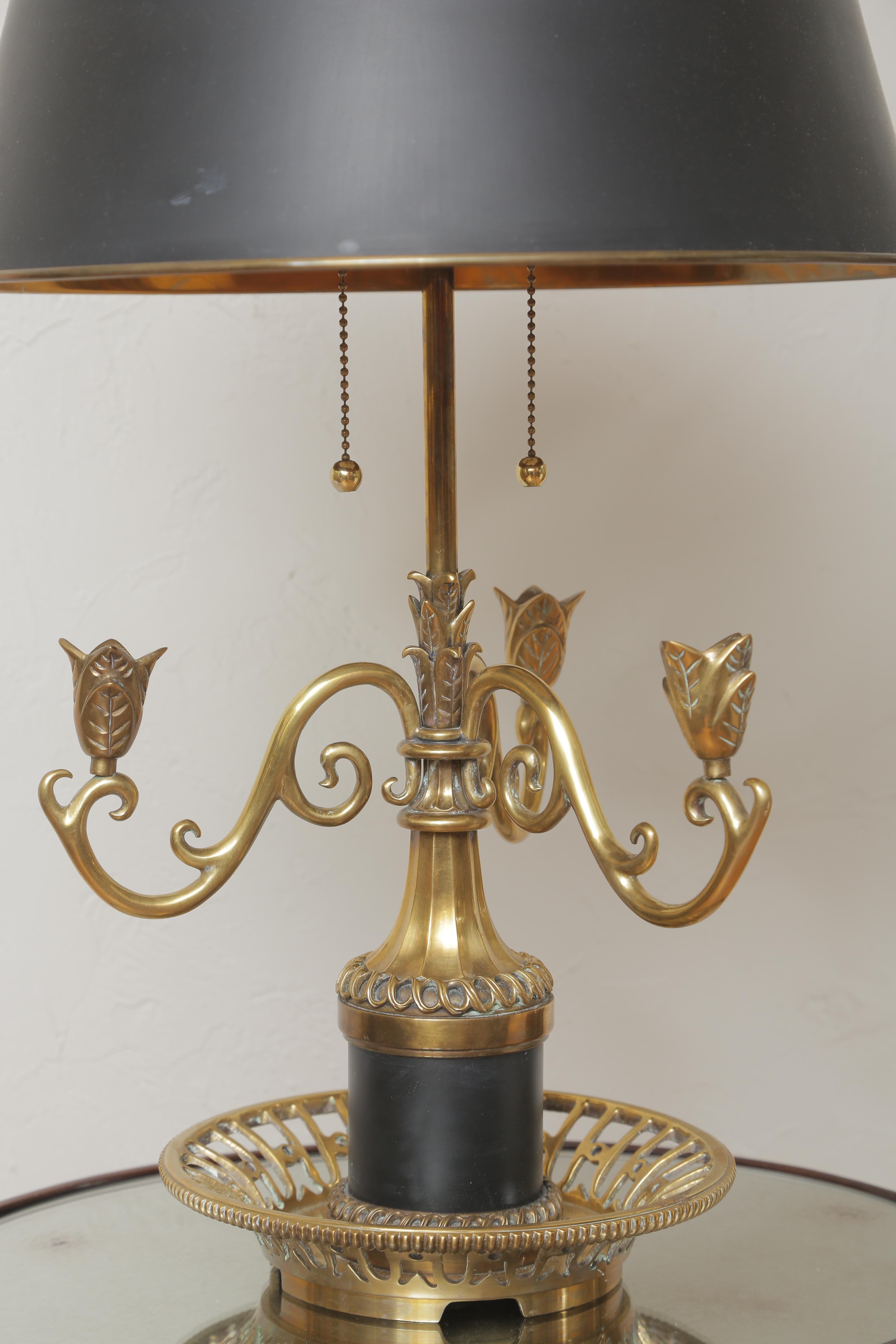 Chapman Bouillotte Lamp In Good Condition In West Palm Beach, FL