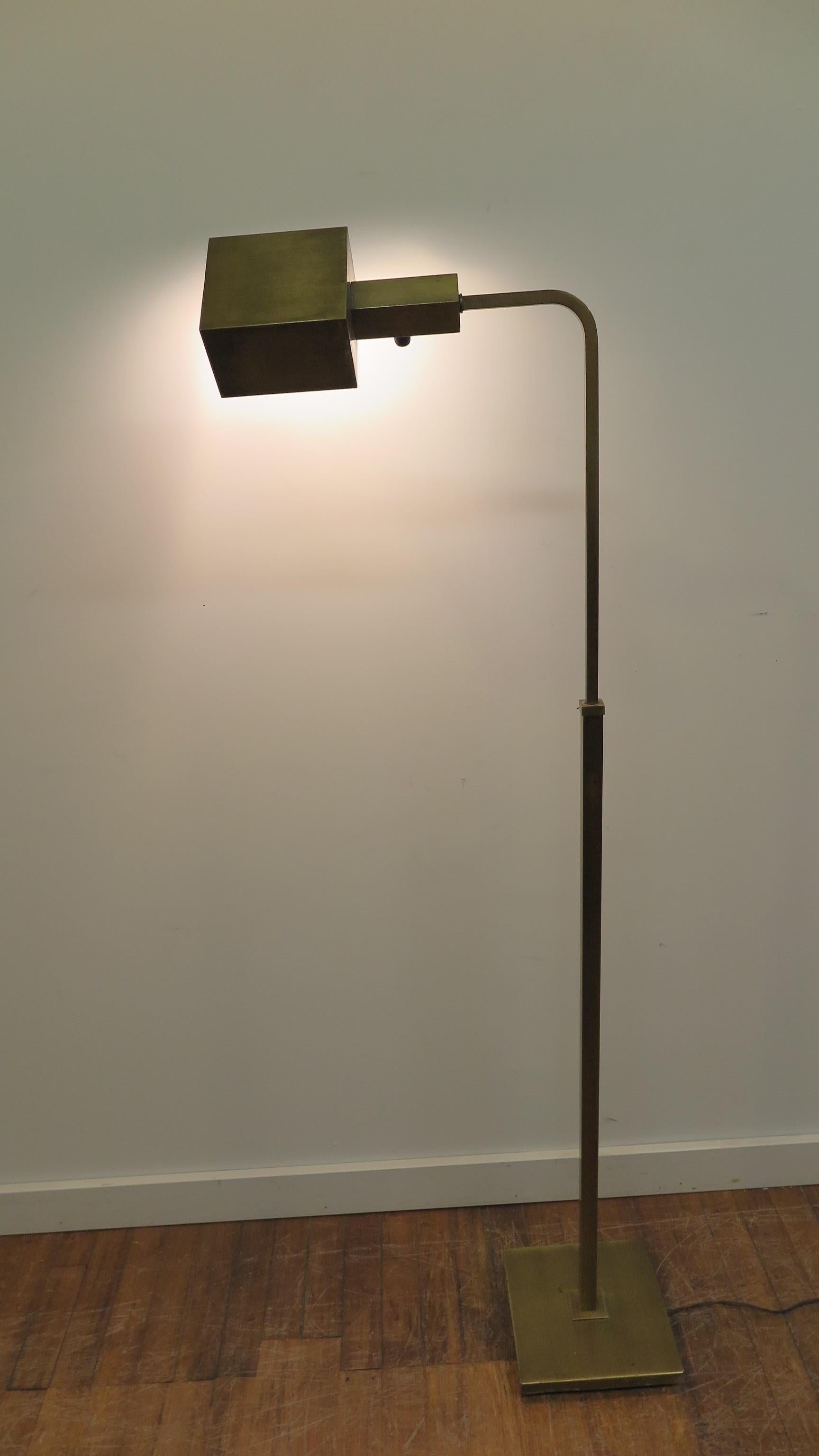 Chapman Brass Floor Lamp In Good Condition In New York, NY