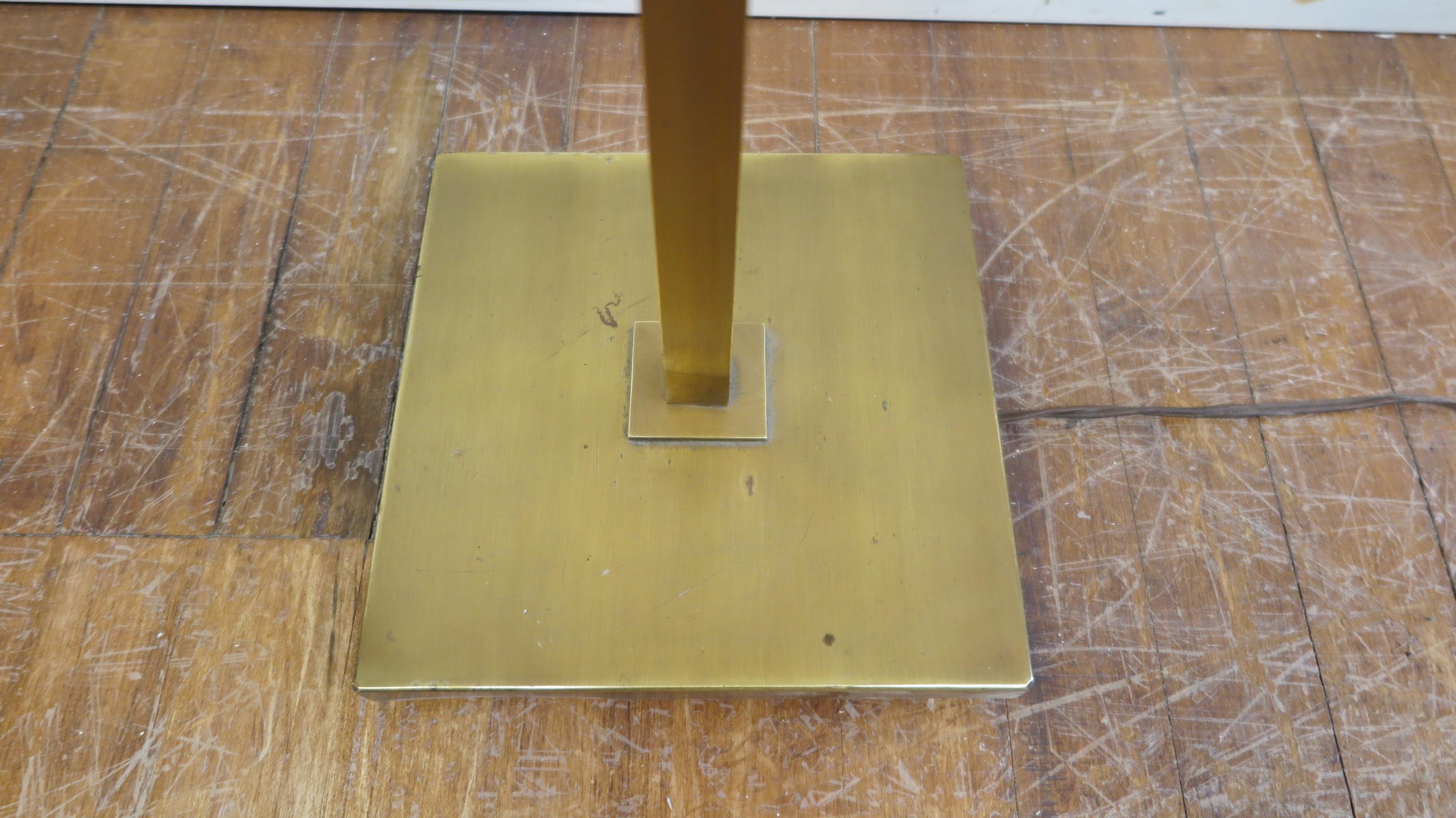 Mid-20th Century Chapman Brass Floor Lamp