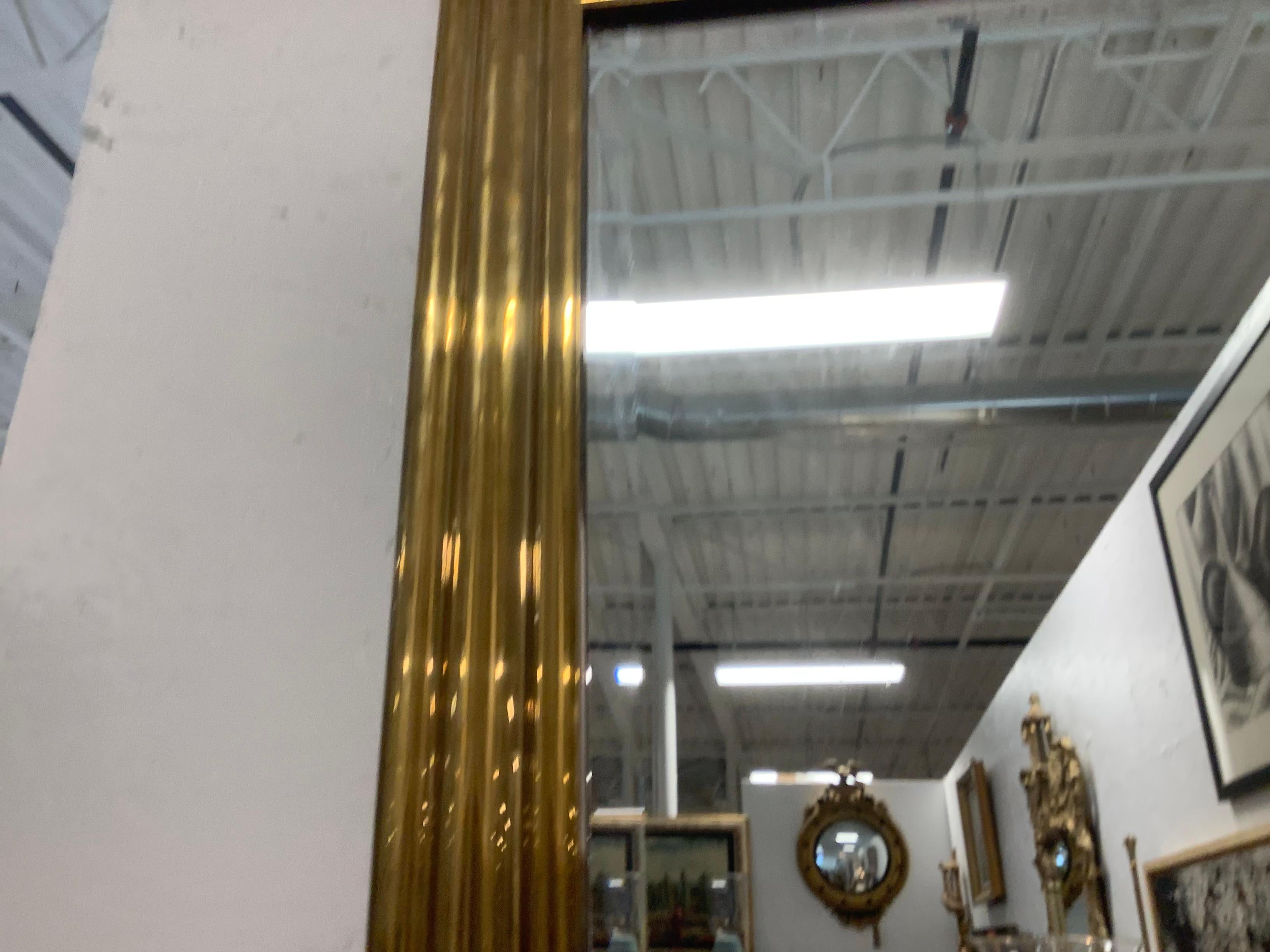 American Chapman Brass Mirror