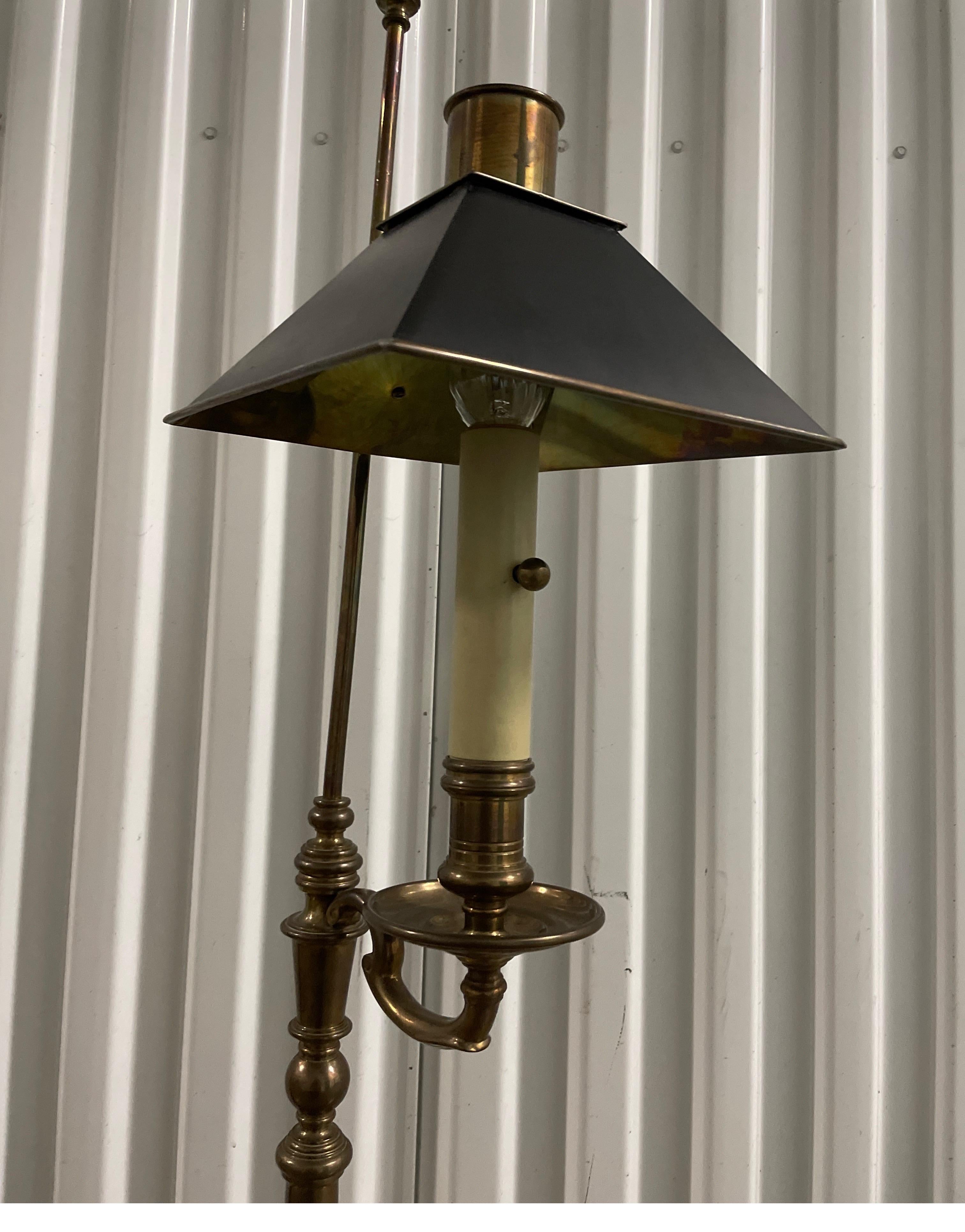 vintage chapman brass lamps