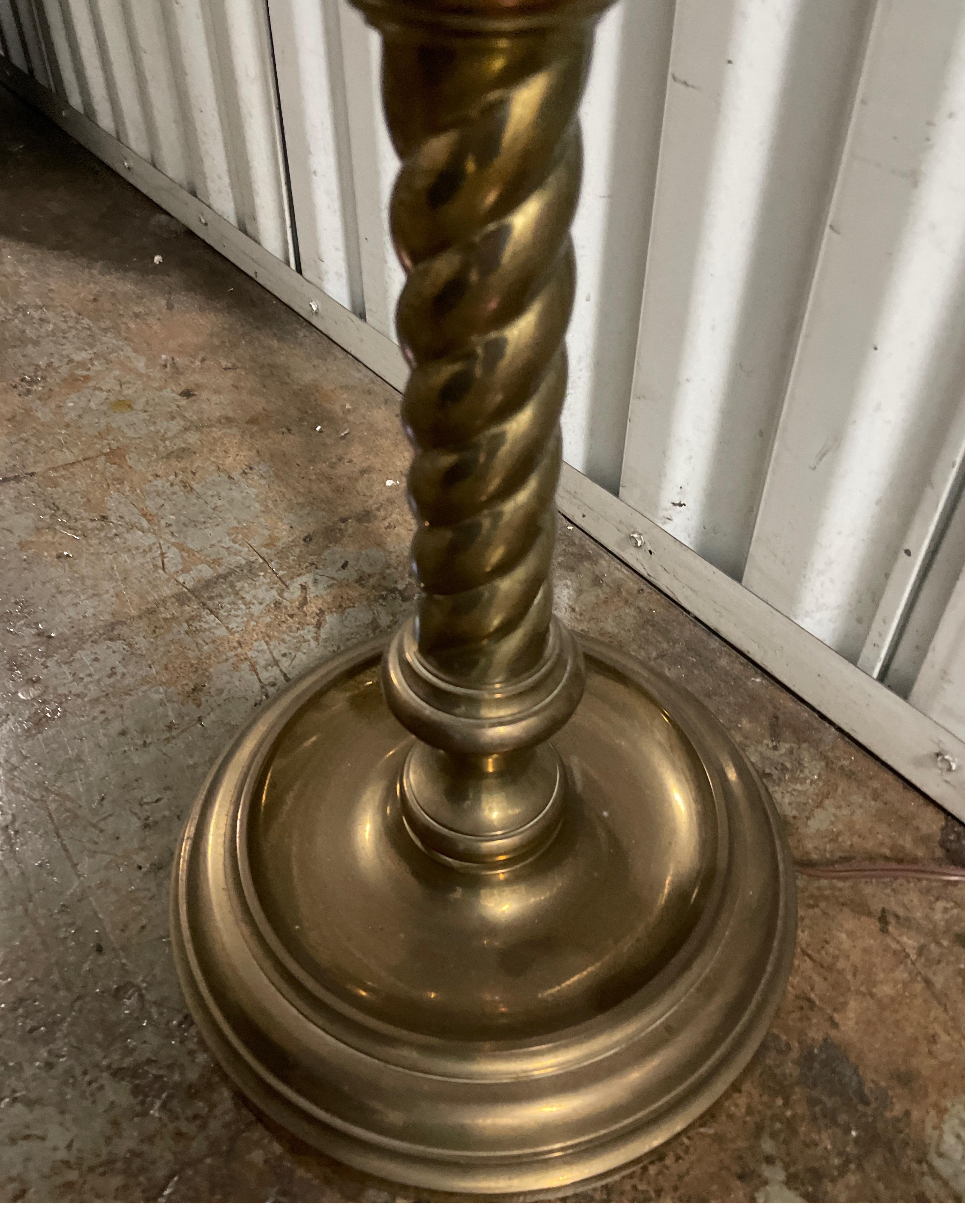 Chapman Brass & Tole Vintage Floor Lamp 1