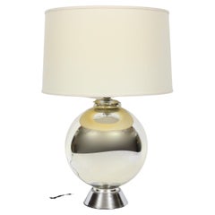 Chapman Co. Mercury Glass Globe Table Lamp, 1960's