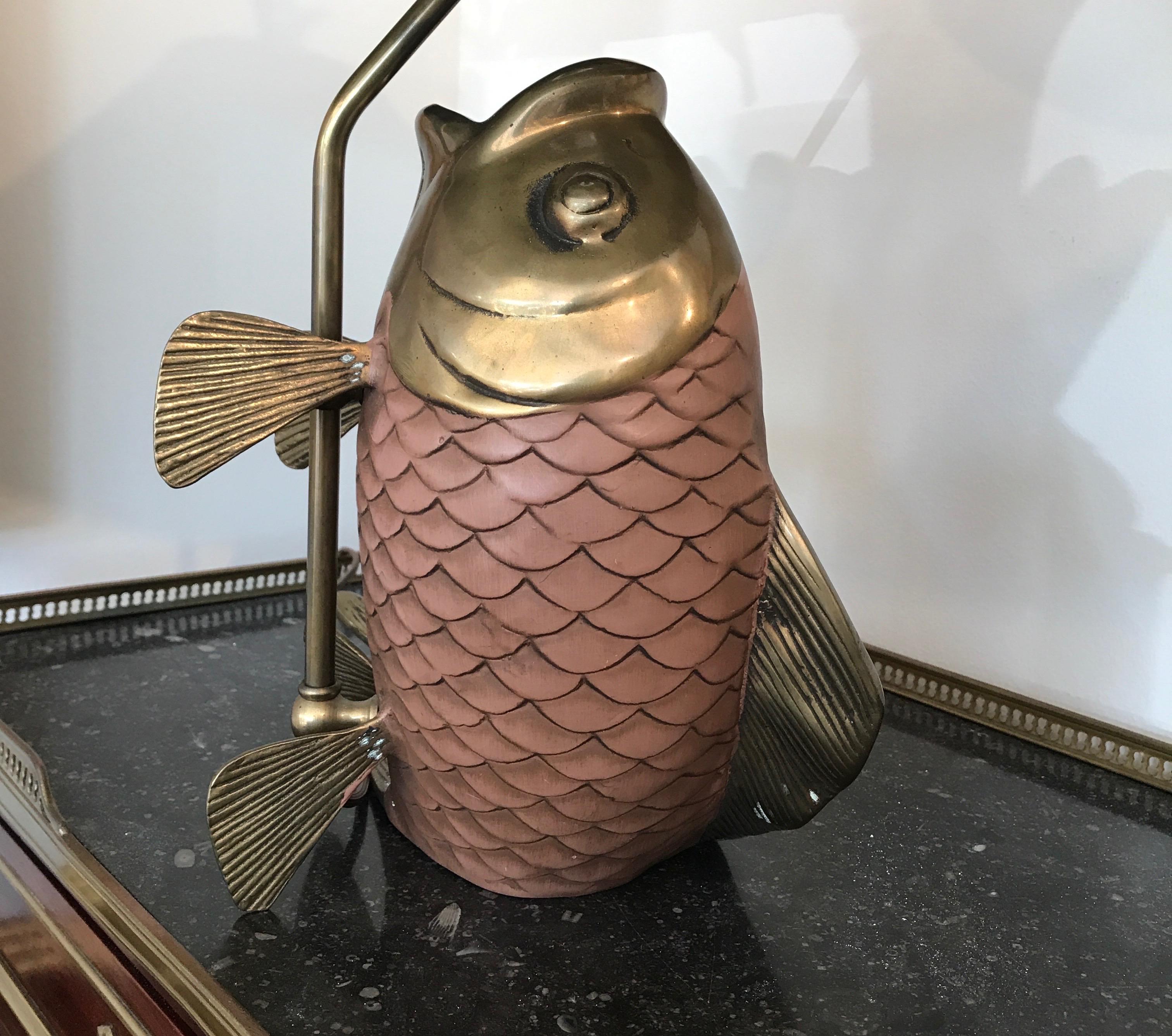 Chapman Coy Fish Table Lamp 6
