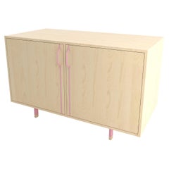 Chapman Double Unit Storage Cabinet Maple Pink