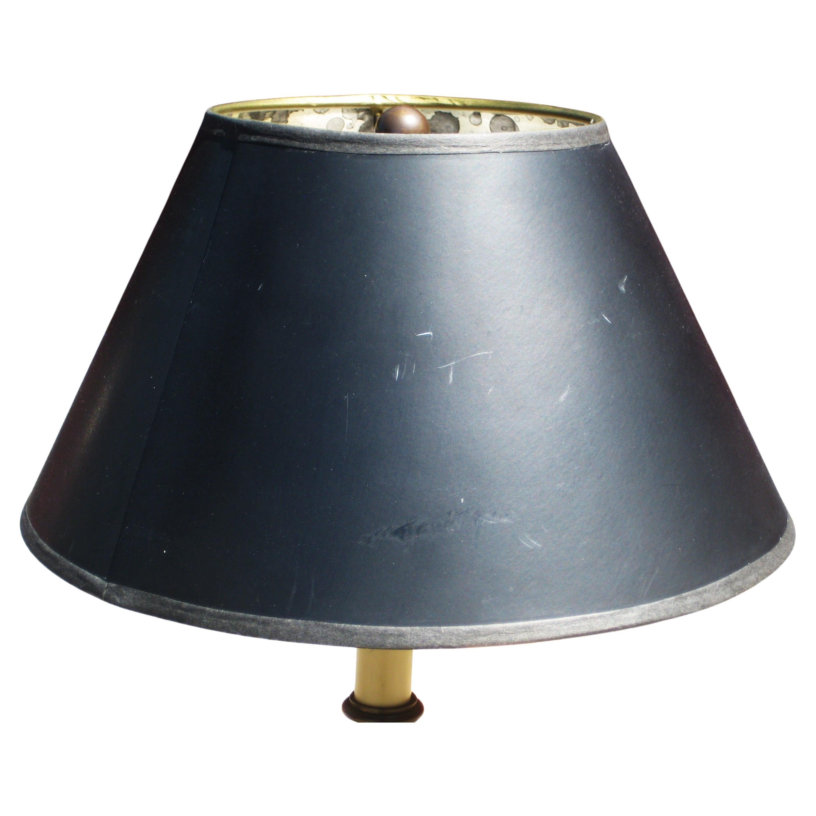 Late 20th Century Chapman Faux Rams Horn and Brass Table Lamp, 1970's