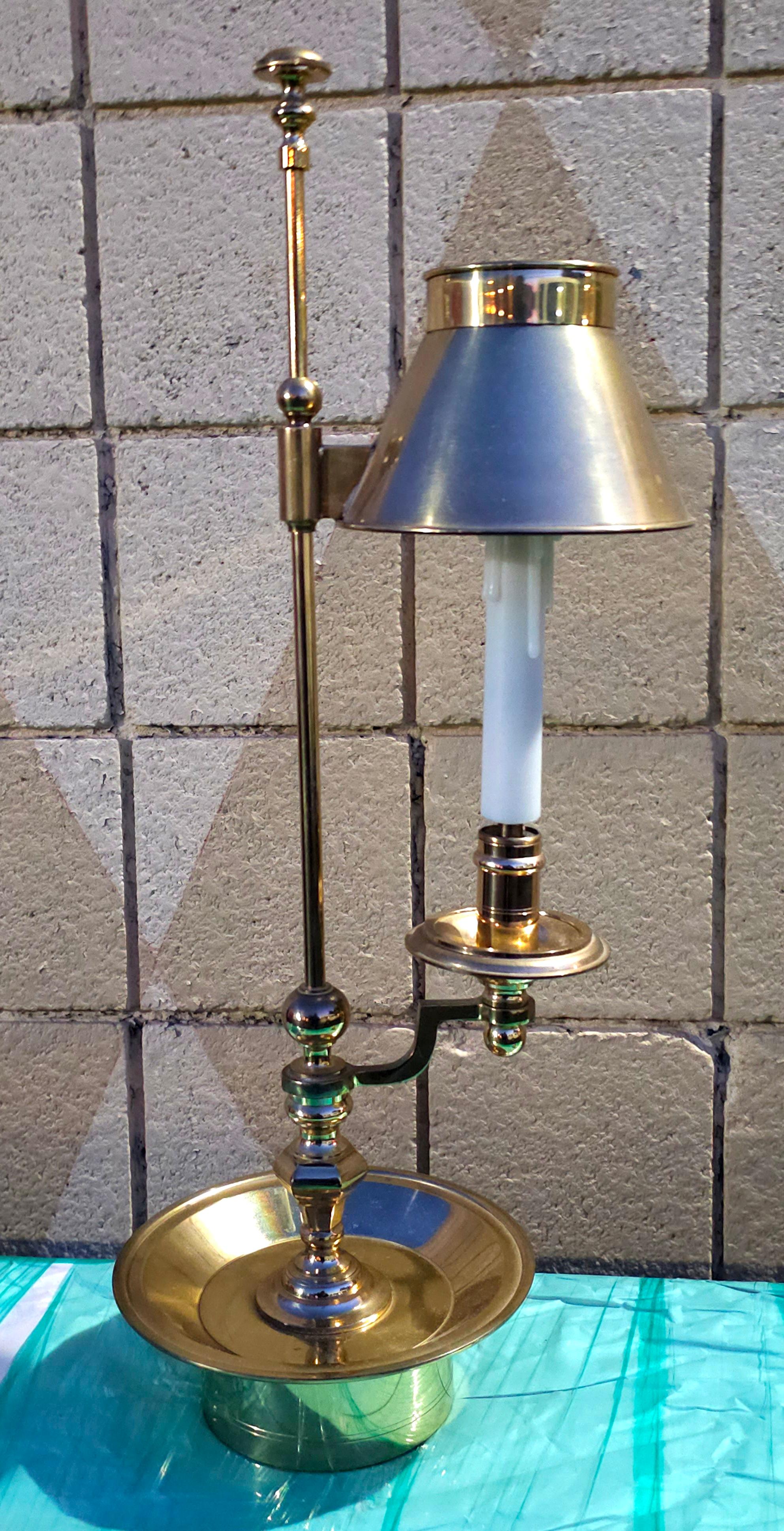 Lampe de bureau bouillotte française Chapman en vente 5
