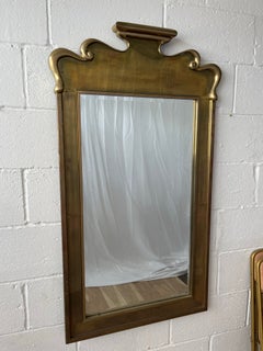 Chapman Hollywood Regency Espejo de Pared Pagoda de Latón Estilo Chinoiserie Mastercraft