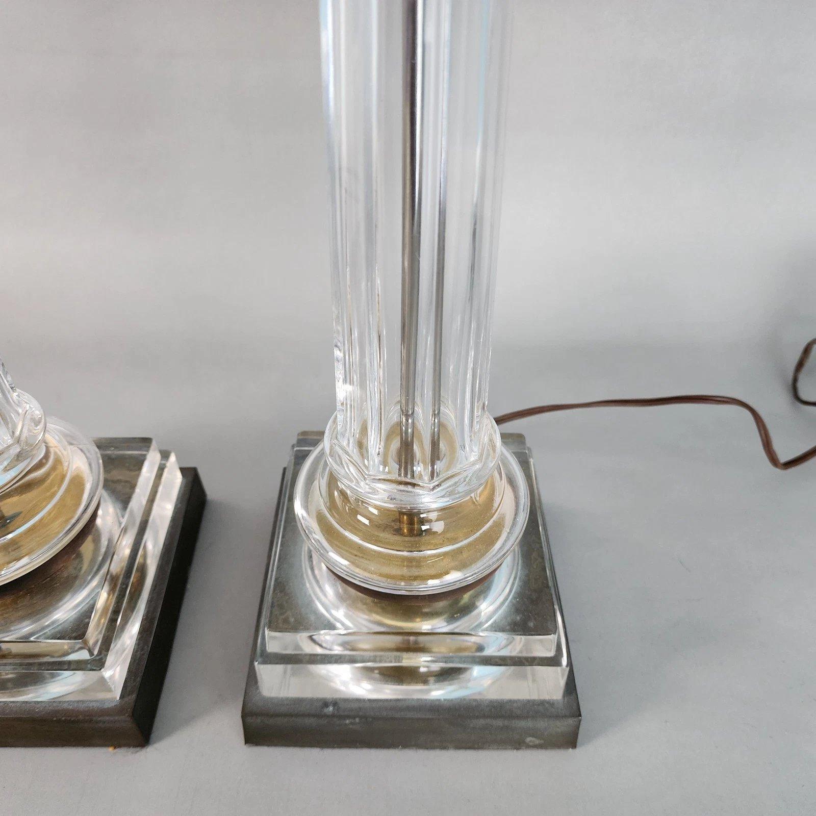 Chapman Italian Table Lamps Neoclassical 1970s Pair For Sale 3