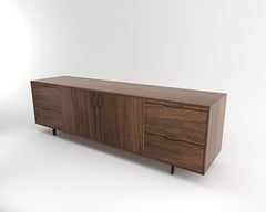 Chapman Large Credenza Storage Unit Nussbaum Schwarz