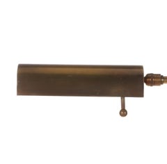 Chapman Lighting Patinated Brass Pharmacy Floor Lamp.
