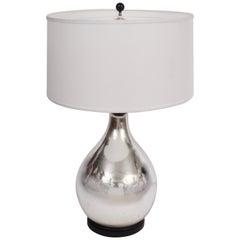 Large Chapman Manufacturing Co. Mercury Glass Table Lamp, 1970's