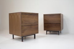 Chapman Single Unit Storage, Nightstand Walnut Black