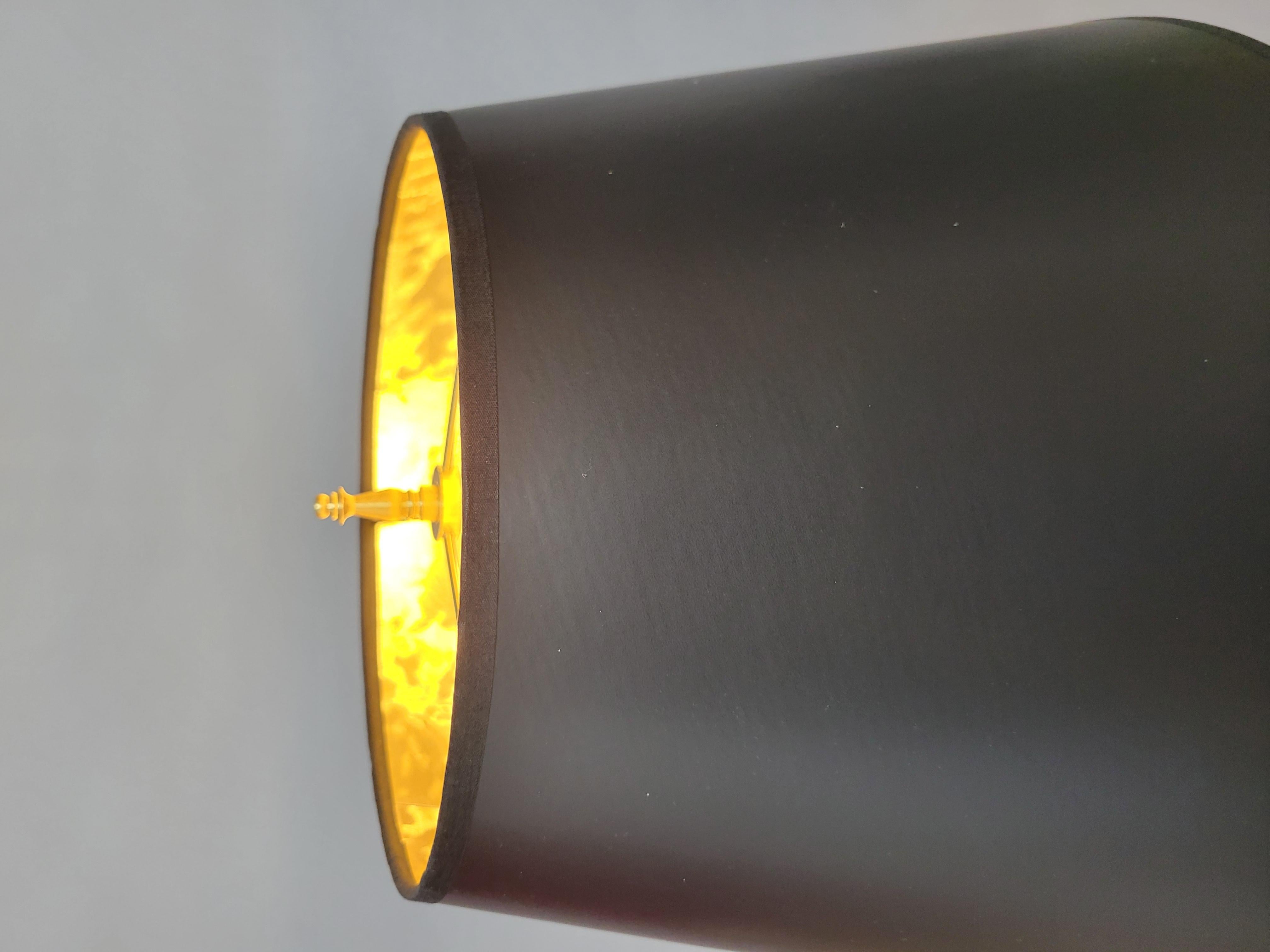 Lampe à corne en laiton de style Chapman en vente 6