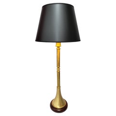 Chapman Style Brass Horn Lamp