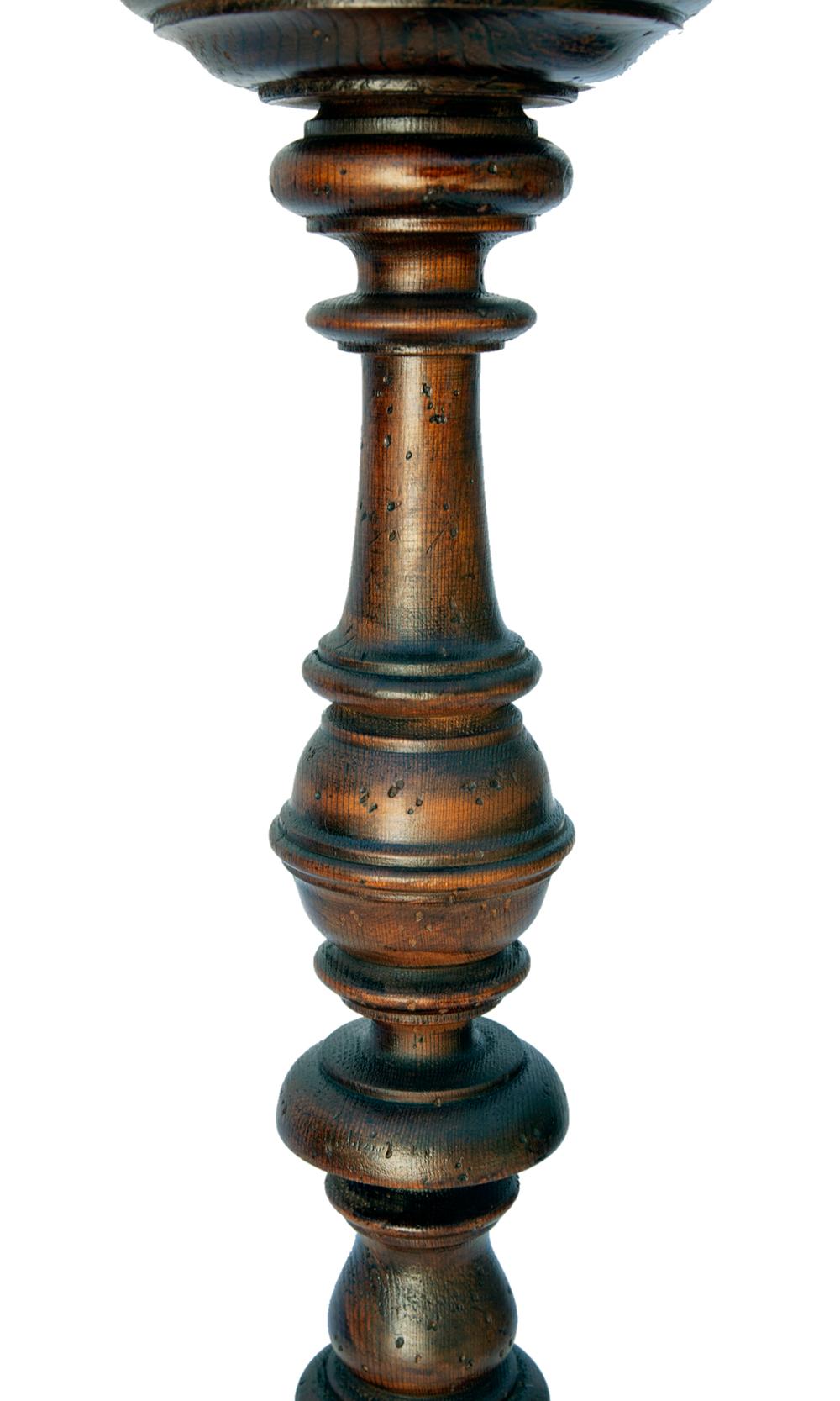 20th Century Chapman Wood Lamp For Sale