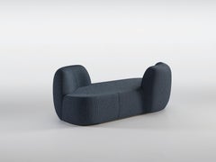 Chapter Two, Sculptural Designer Loveseat, Made in Italy