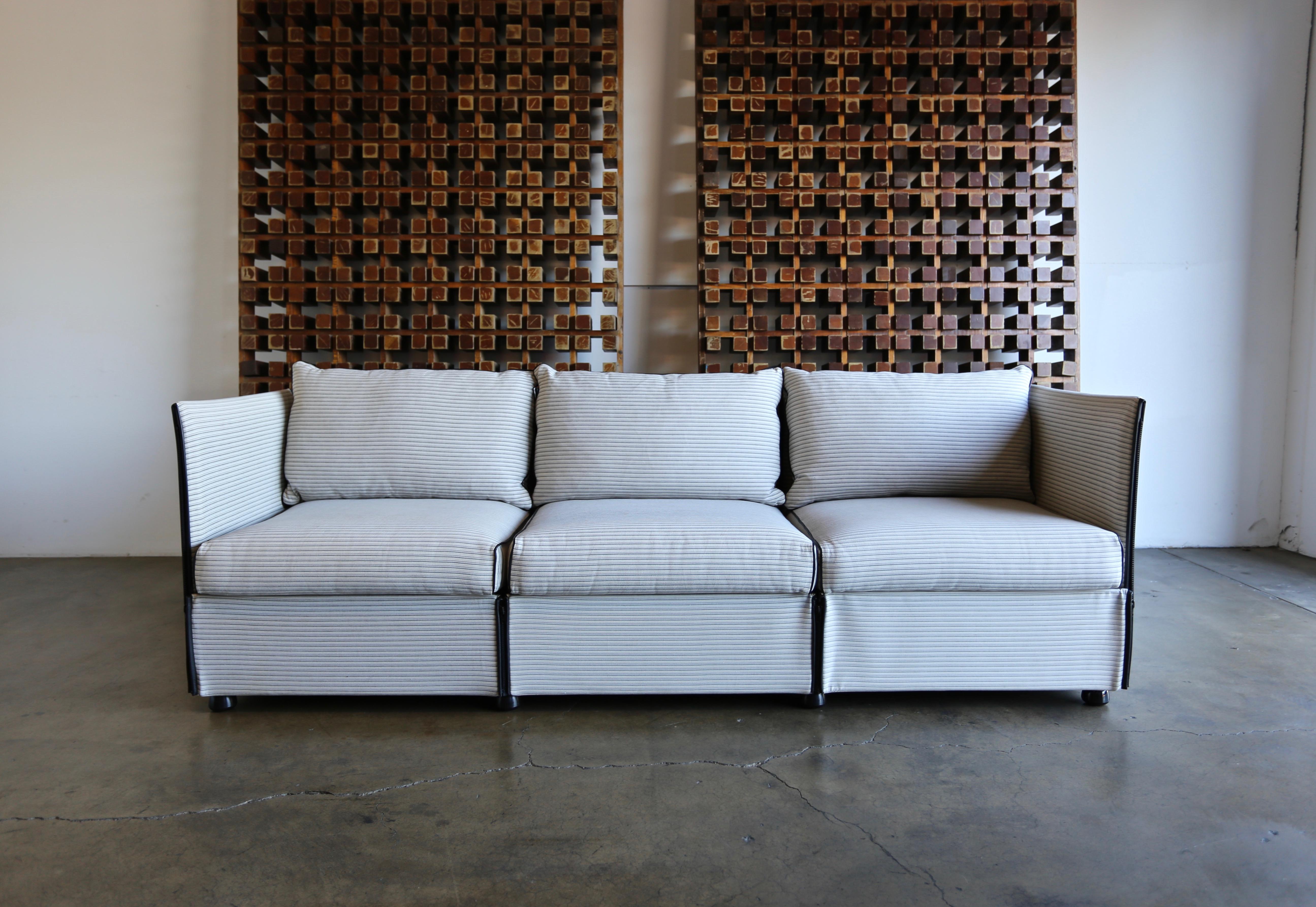 Fabric Char-a-Banc  Sofa by Mario Bellini for Cassina