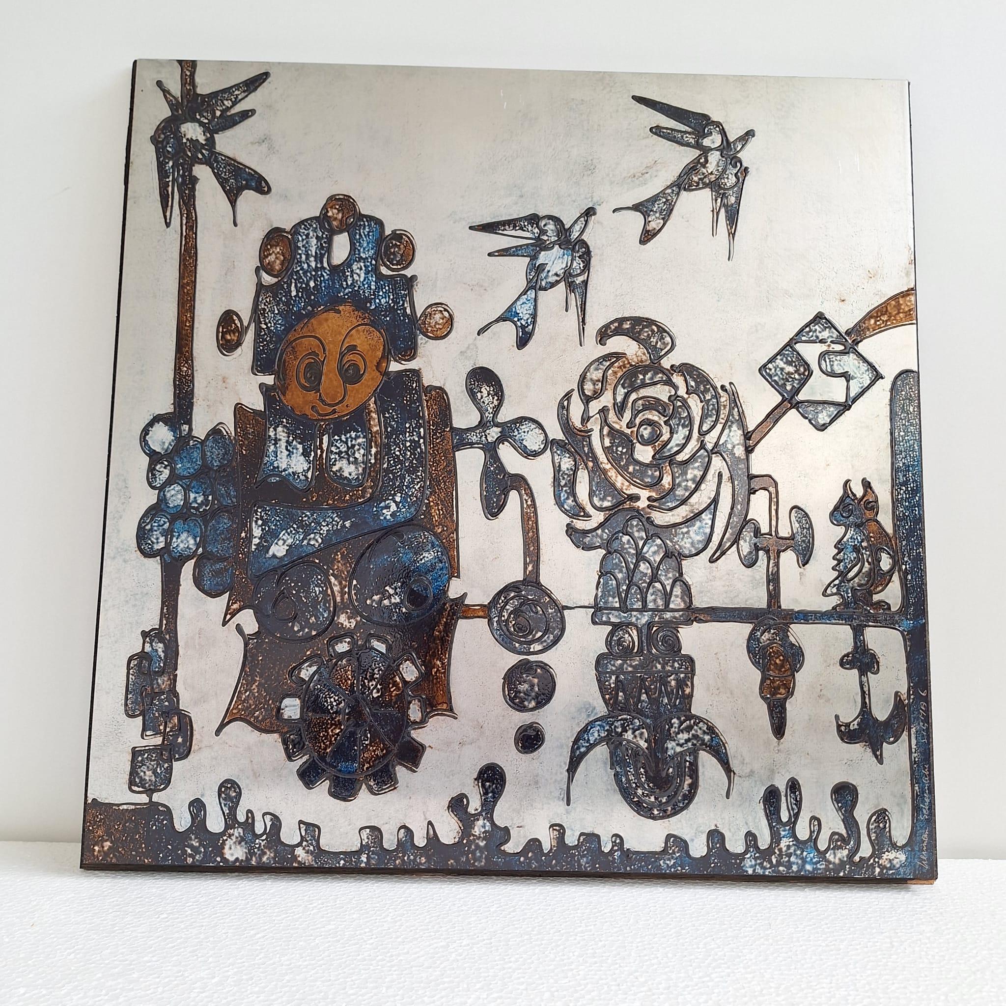 Character on a wheel, ornamental art by Herman Schoemaker For Sale 7