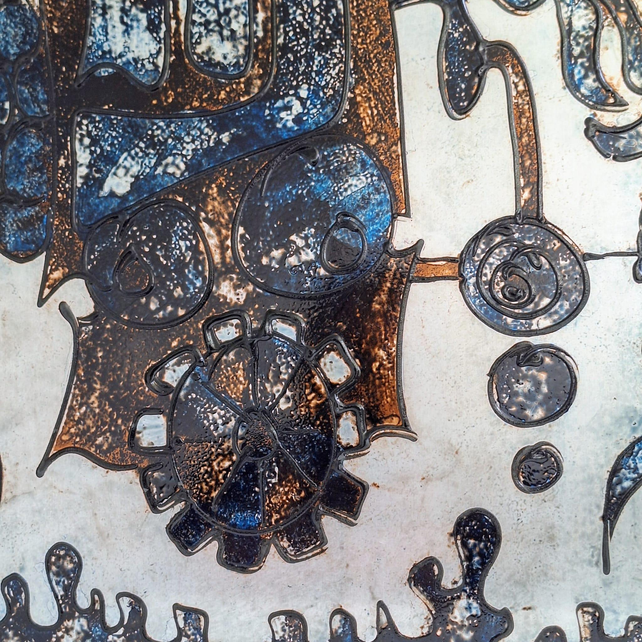 Late 20th Century Character on a wheel, ornamental art by Herman Schoemaker For Sale