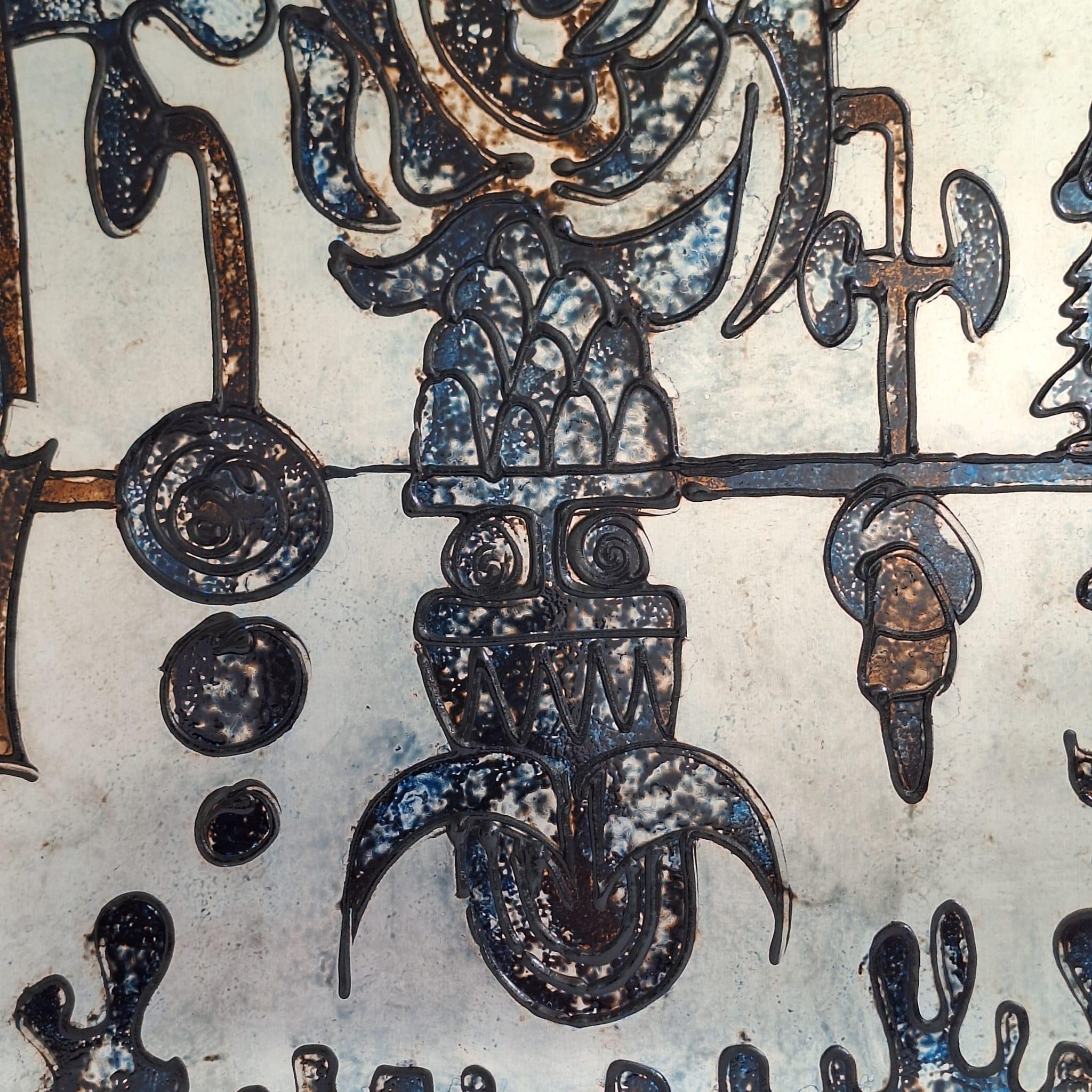 Character on a wheel, ornamental art by Herman Schoemaker For Sale 1