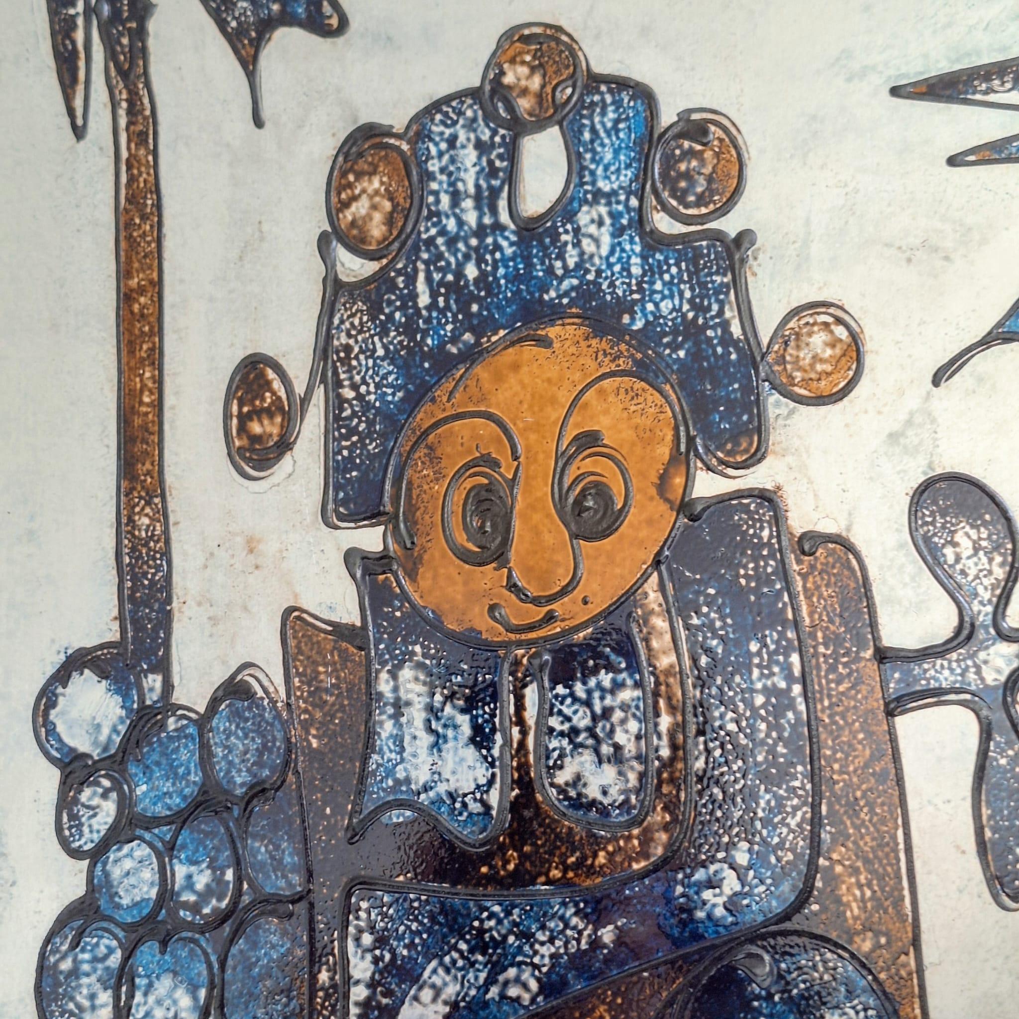Character on a wheel, ornamental art by Herman Schoemaker For Sale 4