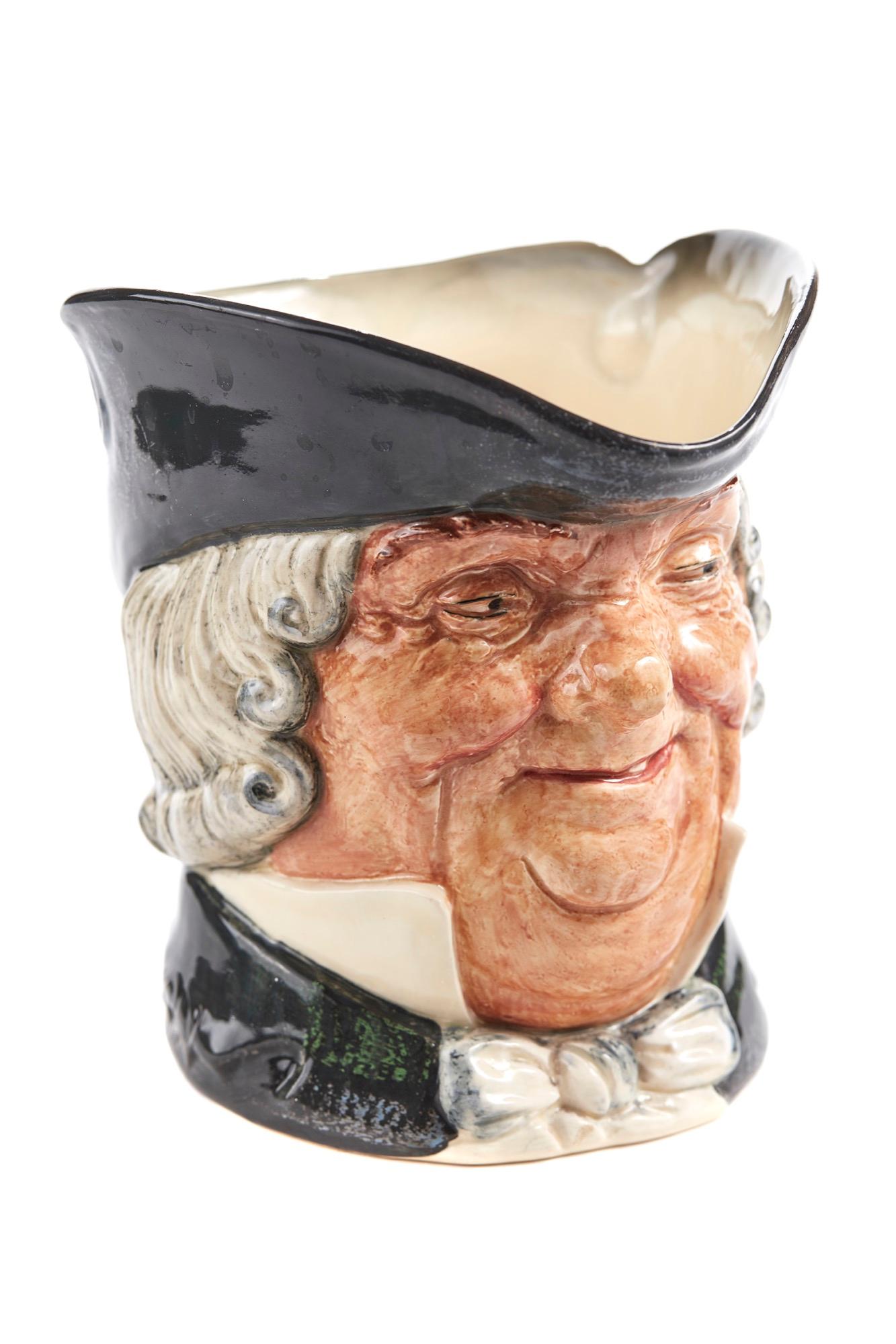 Character 'Parson' Toby jug by Royal Doulton. Perfect condition. Lovely glaze finish.