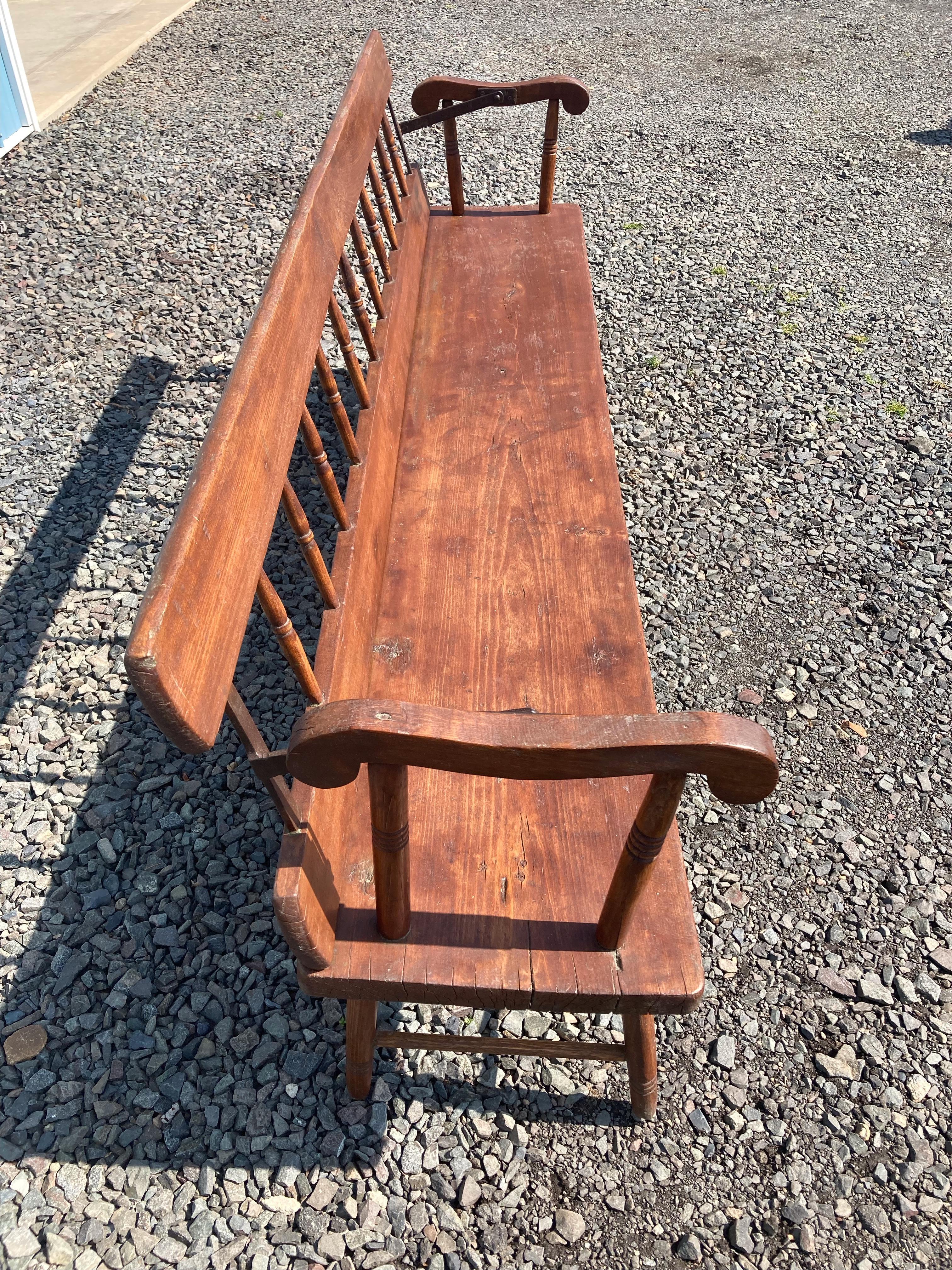 Character Rich Rare Flip Back Meetinghouse Bench 5